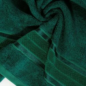 Bambusový zelený uterák MIRO so zdobeným okrajom 50x90 cm
