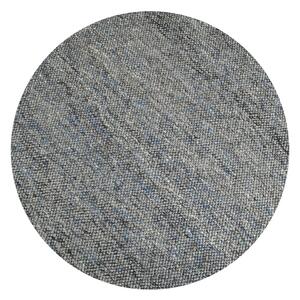 OXFORD sivo modrý okrúhly koberec