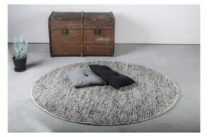 DUBLIN sivý okrúhly koberec