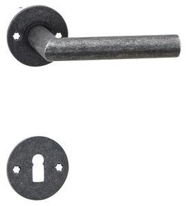 Dverové kovanie COBRA INNSBRUCK-R (R) - BB kľučka-kľučka otvor pre obyčajný kľúč/R (rustik)