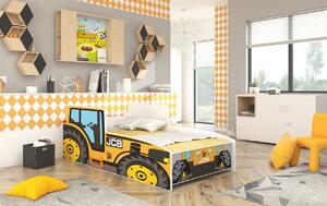 Detská posteľ Traktor žltý 160x80 + matrace ZADARMO!