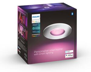 Philips HUE LED White and color Ambiance Xamento kúpelňové zapustené svietidlo GU10 5,7W 350lm 2200-6500K IP44 chróm stmievateľné BlueTooth