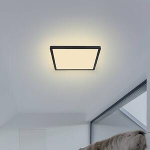 Stropné LED Sapana, hranaté, stmievateľné, čierna