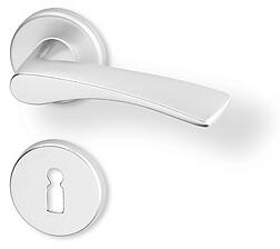 Dverové kovanie ACT Pia R PK (F1) - BB kľučka-kľučka otvor pre obyčajný kľúč/F1 (hliník strieborny)