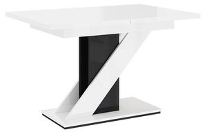 Moderný stôl Eksuper, Farby: biely lesk / betón Mirjan24 5903211034442