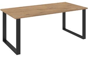 MEBLINE Stôl PERRI 185x90 dub lancelot