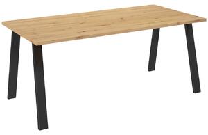 MEBLINE Stôl KVEL 185x90 dub artisan