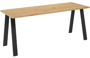 MEBLINE Stôl KVEL 185x67 dub artisan