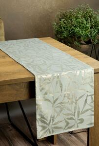 Dekorstudio Elegantný zamatový behúň na stôl BLINK 15 strieborný Rozmer behúňa (šírka x dĺžka): 35x140cm