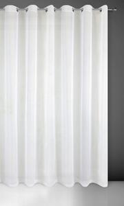 Biela záclona na krúžkoch LUCY z hladkého voálu 400X250 cm