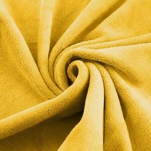Horčicový rýchloschnúci športový uterák AMY Rozmer: 50 x 90 cm