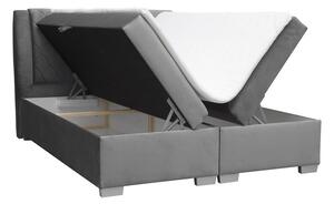 Moderná box spring posteľ Colombo 180x200, šedá