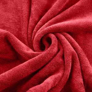 Červený rýchloschnúci športový uterák AMY 30x30 cm Rozmer: 50 x 90 cm