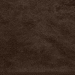 EUROFIRANY Minimalistický, veľmi mäkký a savý uterák z mikrovlákna príjemného na dotyk 30 cm x 30 cm hnedá 100 % polyester Varianta: 75015