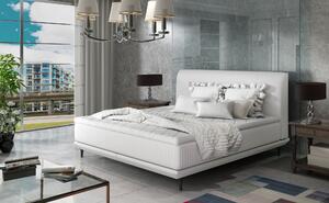 Moderná posteľ Aveiro 180x200cm, biela + matrac