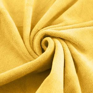 Žltý rýchloschnúci športový uterák AMY Rozmer: 50 x 90 cm
