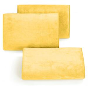Žltý rýchloschnúci športový uterák AMY Rozmer: 70 x 140 cm