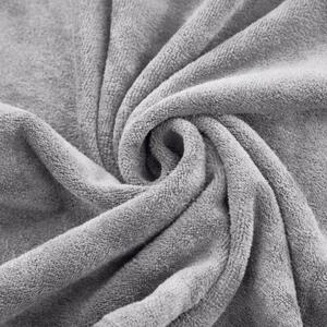 Sivý rýchloschnúci športový uterák AMY 30x30 cm Rozmer: 50 x 90 cm