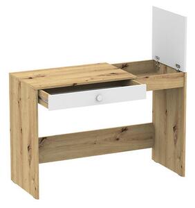 Písací stôl Mauve WK10 120, Farby: dub artisan / biely + sivý Mirjan24 5903211059704