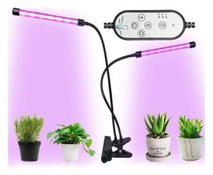 HADEX LED Stmievateľná stolná lampa s klipom na pestovanie rastlín LED/8W/5V HD0493 + záruka 3 roky zadarmo