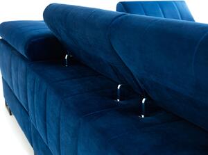 Luxusná sedacia súprava Lambada, modrá Roh: Orientace rohu Pravý roh