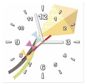 Obraz s hodinami Šarkan Rozmery: 40 x 40 cm