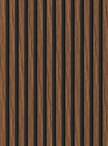 Mexen Lam-B, akustické stenové lamely 275 × 30 cm, HDF doska 4 mm, technická dyha, mahagón rubínový, S100-275307-3015-013