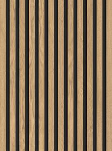 Mexen Lam-B, akustické stenové lamely 275 × 30 cm, HDF doska 4 mm, technická dyha, borovica klasická, S100-275307-3015-012