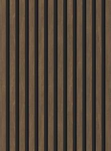 Mexen Lam-B, akustické stenové lamely 275 × 30 cm, HDF doska 4 mm, technická dyha, orech kakaový, S100-275307-3015-018