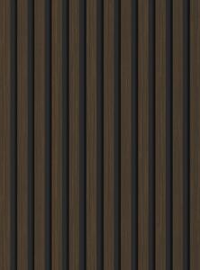 Mexen Lam-B, akustické stenové lamely 275 × 30 cm, HDF doska 4 mm, technická dyha, orech pálený, S100-275307-3015-024