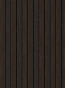 Mexen Lam-B, akustické stenové lamely 275 × 30 cm, HDF doska 4 mm, technická dyha, eben hnedý, S100-275307-3015-022