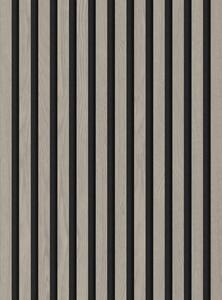 Mexen Lam-F, akustické stenové lamely 275 × 30 cm, plstený podklad 8 mm, technická dyha, dub popolavý, S105-275307-3015-005
