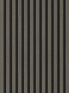 Mexen Lam-F, akustické stenové lamely 275 × 30 cm, plstený podklad 8 mm, technická dyha, dub ónyxový, S105-275307-3015-010