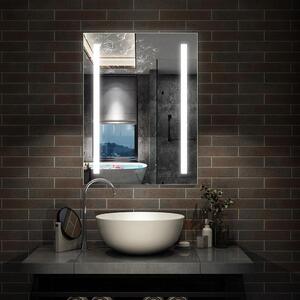 D‘Eluxe Kúpeľňové podsvietené LED zrkadlo 45x60cm SINGLE TOUCH ZU14P
