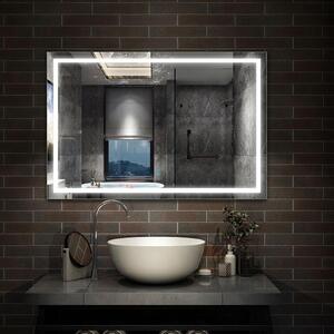 D‘Eluxe Kúpeľňové podsvietené LED zrkadlo 80x60cm SINGLE TOUCH IF15Y
