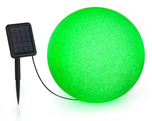 Blumfeldt Shinestone Solar 40, guľová lampa, solárny panel, Ø 40 cm, RGB-LED, IP68, akumulátor