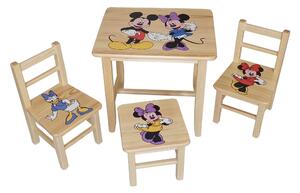 Detský stôl so stoličkami mickey (Výber z piatich vzorov)