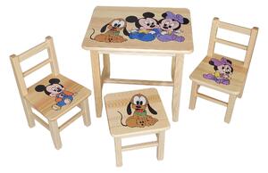 Detský stôl so stoličkami mickey (Výber zo siedmich vzorov)