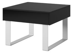 MEBLINE Malý konferenčný stolík CALABRIA CL13 čierny / čierny lesk