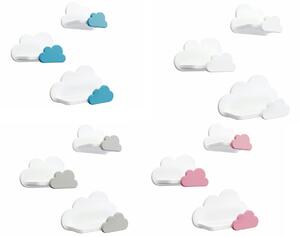 Vulpi Sada políc do detskej izby Cloudy 3x Farba: sivá