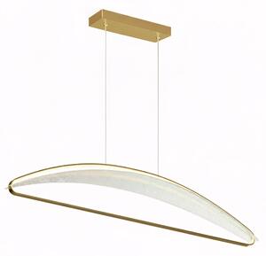 Toolight Toolight, stropné svietidlo 100cm, 50W, 4000K, 3500lm, G124-CP, zlatá, OSW-02616