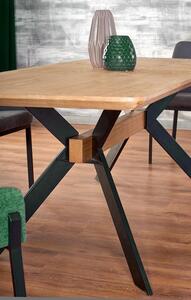 Halmar BACARDI rozkladací stôl dub prírodný / čierny