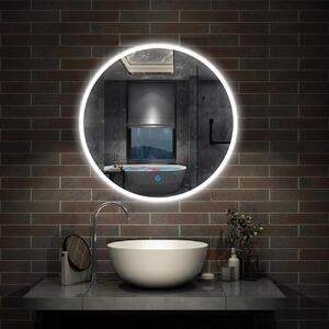 D‘Eluxe Kúpeľňové podsvietené LED zrkadlo 60cm ROUND RR22R