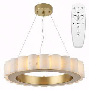 Toolight Toolight, LED stropné svietidlo 50cm, 27W, diaľkové ovládanie, APP1801-CP, zlatá matná-imitácia kameňa, OSW-05979