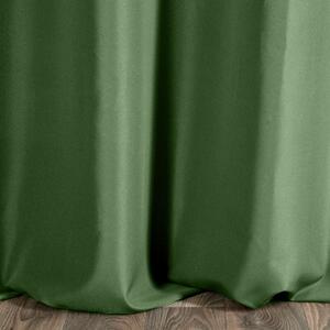 EUROFIRANY Krásny jednofarebný záves z mäkkej tkaniny s matným povrchom a saténovou väzbou 140 cm x 270 cm zelená 100 % polyester Rozmer varianty: 140 cm x 175 cm, Farba varianty: Grafitová