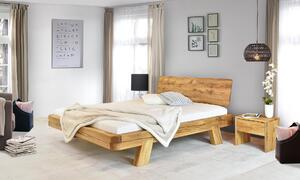 Luxusná posteľ Mirka z dubových hranolov, 180x200cm