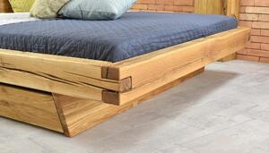Luxusná dubová posteľ Matio, 180x200cm s úložným priestorom