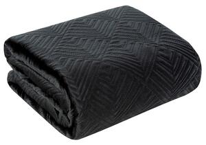 Dekorstudio Luxusný prehoz na posteľ VICTORIA2A v čiernej farbe Rozmer prehozu (šírka x dĺžka): 220x240cm