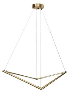 Toolight Toolight, LED stropné svietidlo, 4000K, 1500lm, APP1776-CP, zlatá matná, OSW-04055