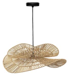 Toolight Toolight, závesné svietidlo BOHO 50cm, 1xE27, APP1737-1CP, prírodná hnedá-čierna, OSW-06060